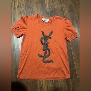 Saint Laurent YSL Embroidered Shirt